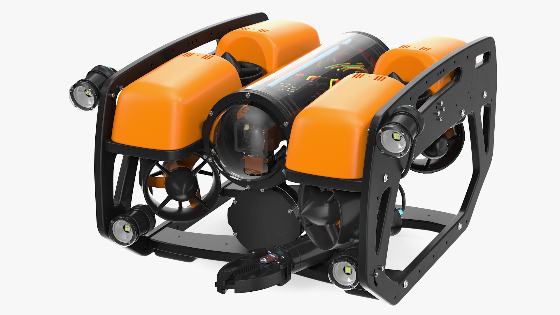 3D Underwater Robot Generic Rigged