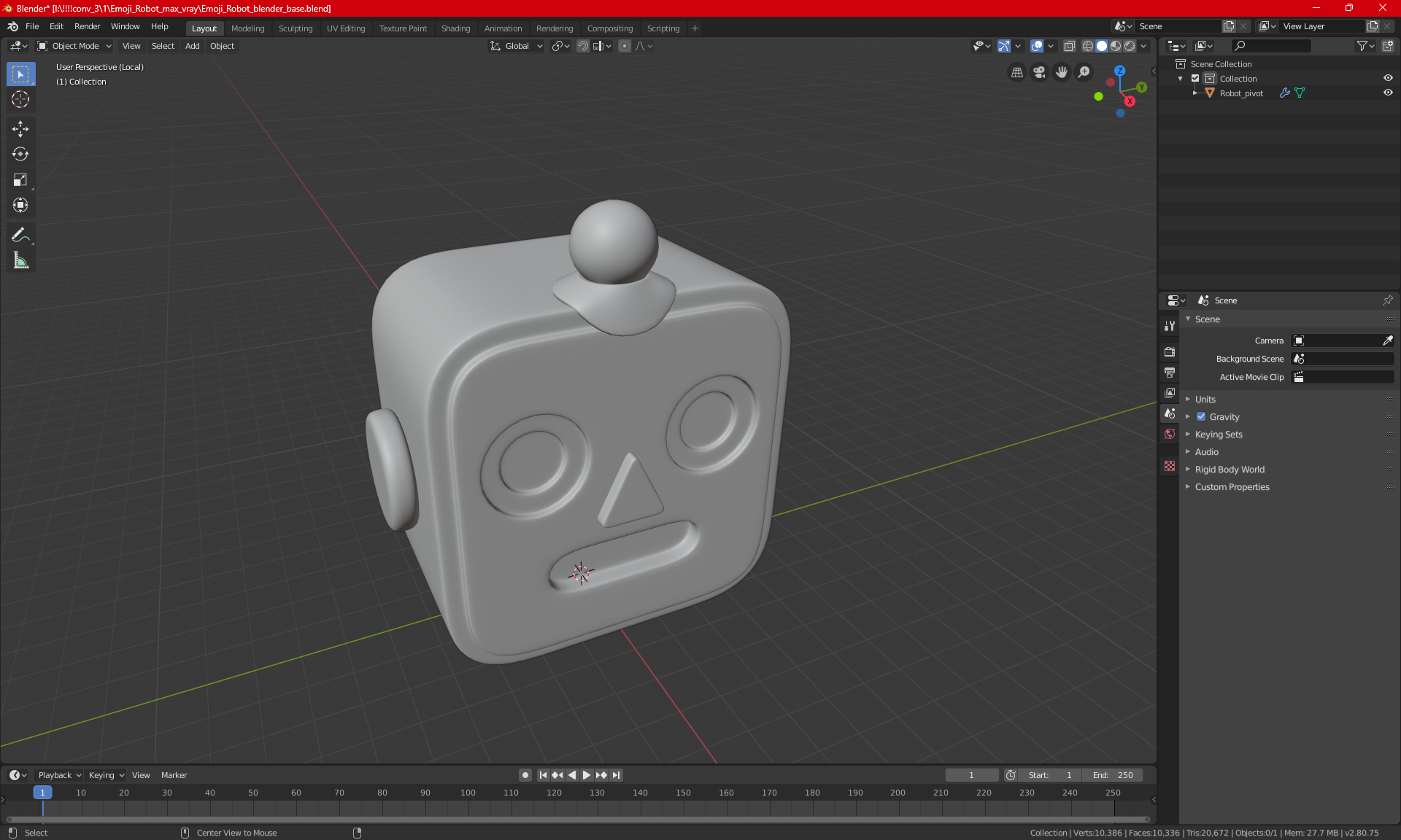3D Emoji Robot