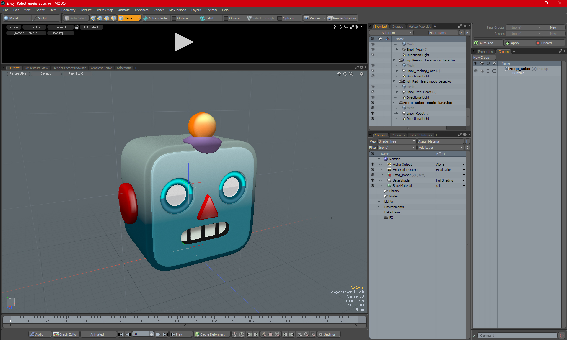 3D Emoji Robot