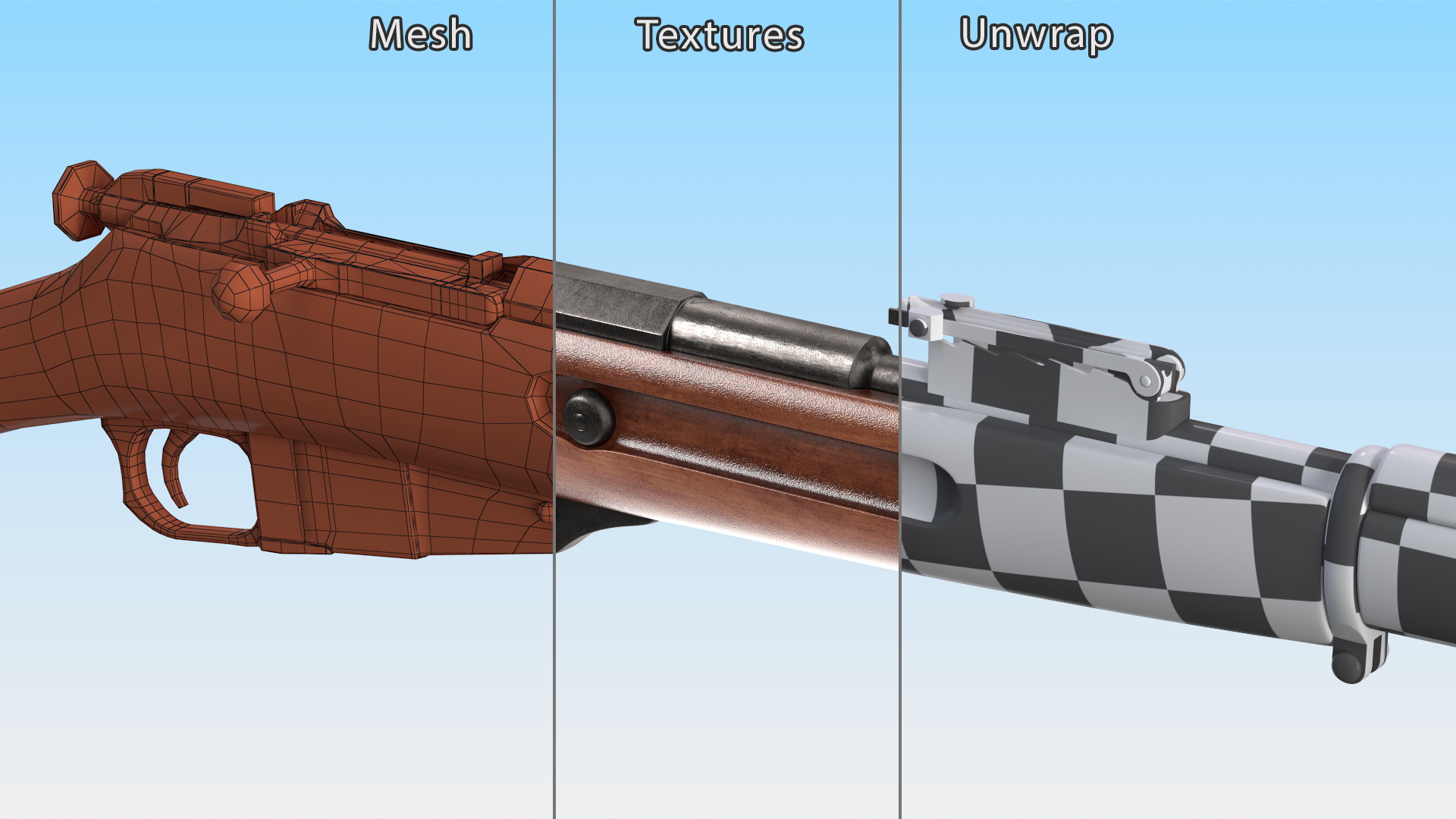 3D Mosin Nagant M1891 model