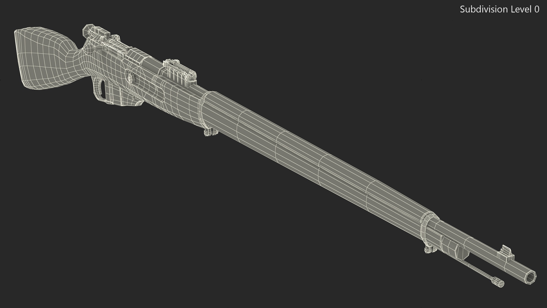 3D Mosin Nagant M1891 model