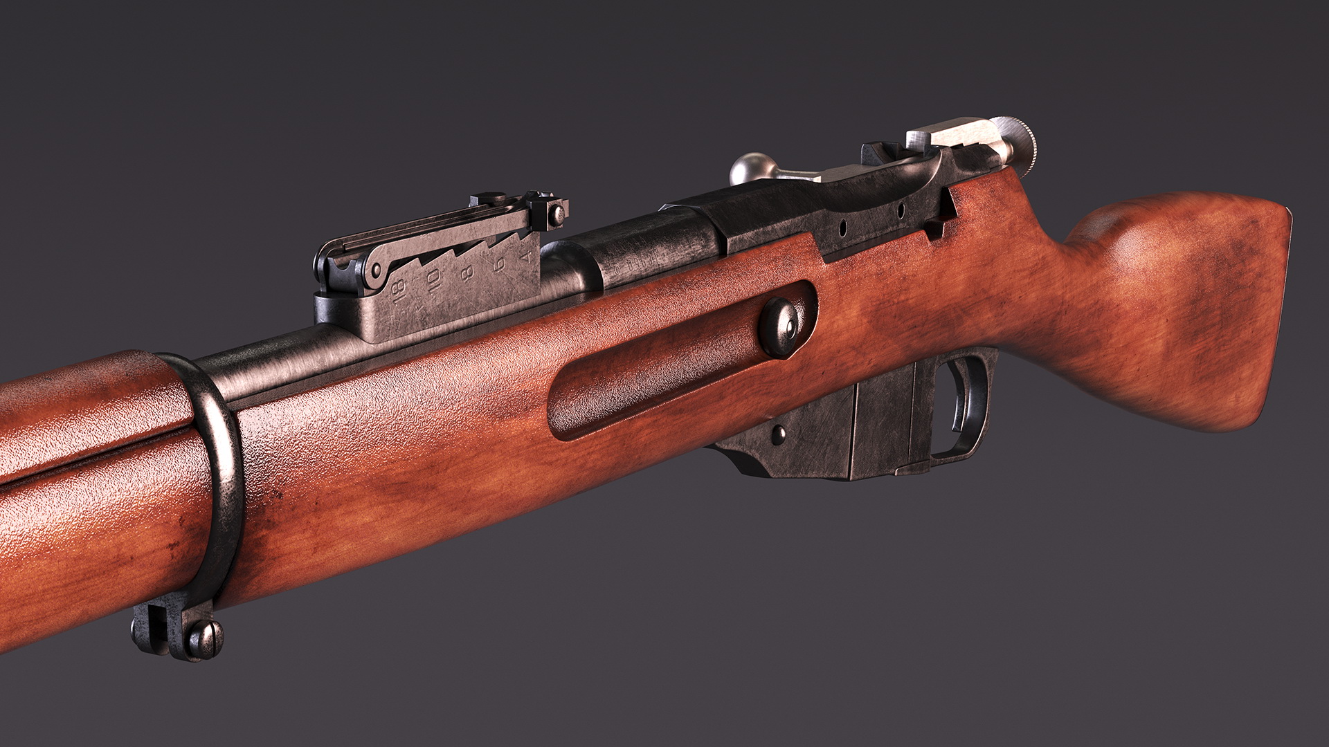 3D Mosin Nagant M1891 model