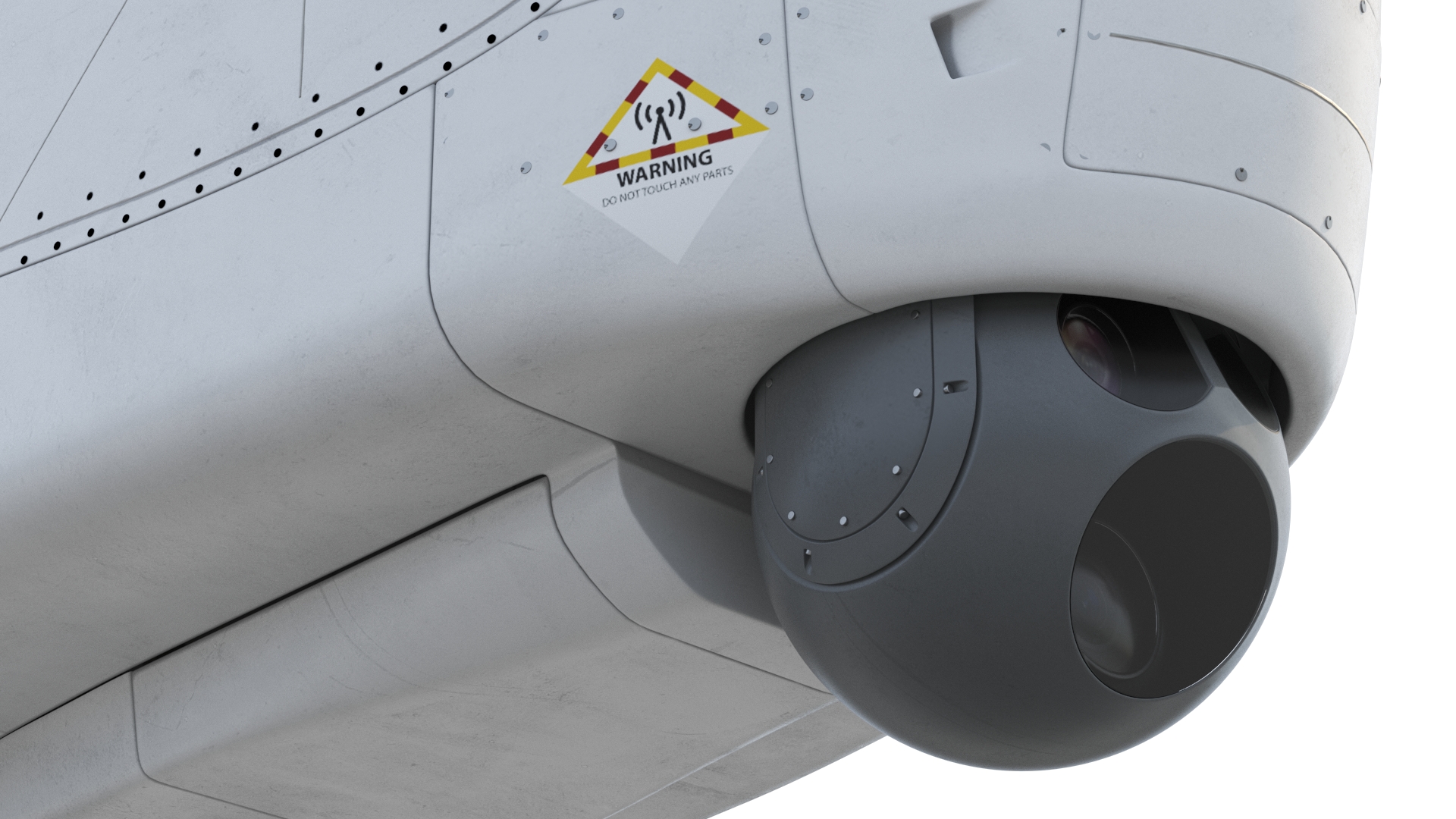 3D Long-range Reconnaissance UAV Rigged