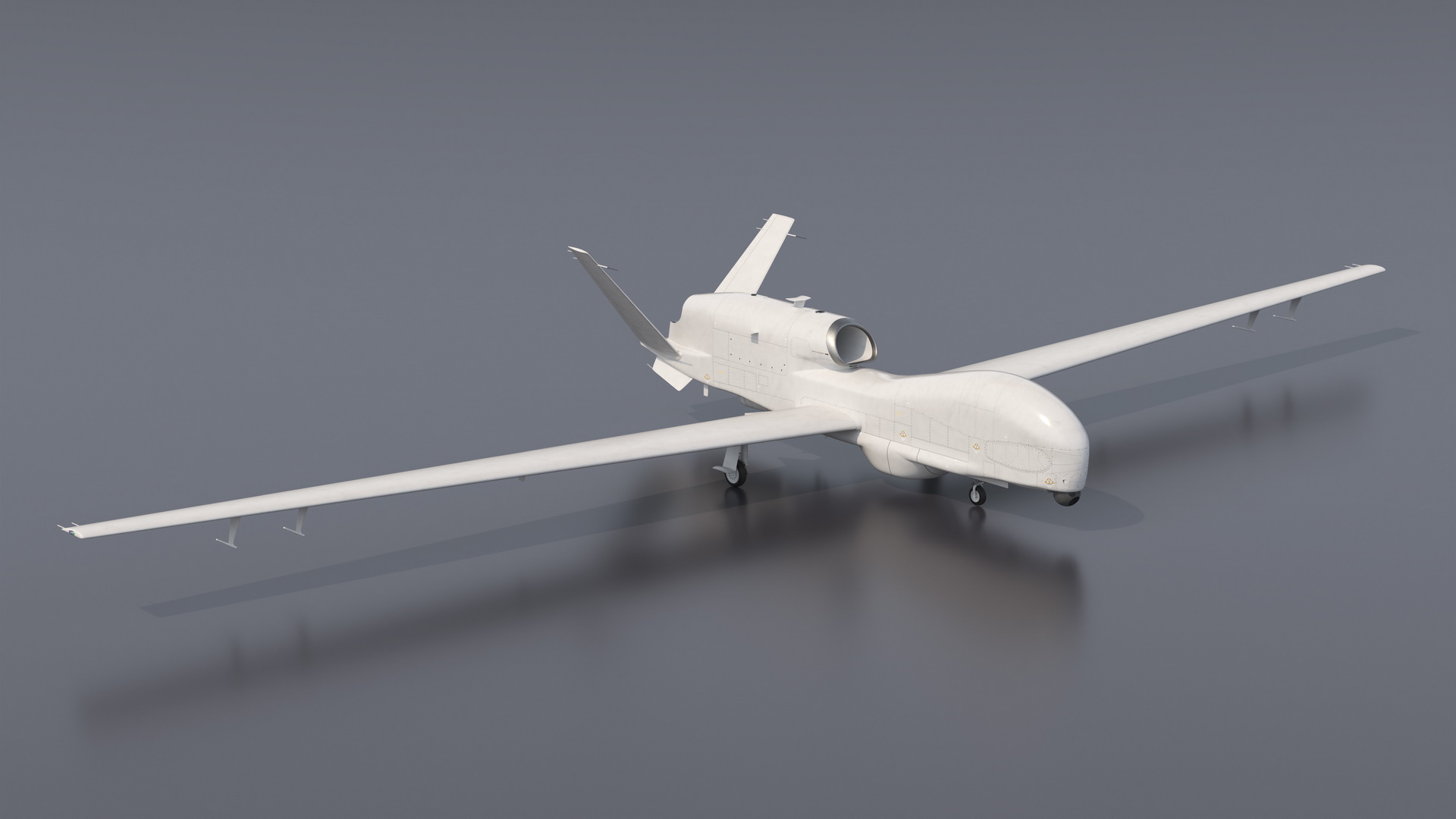 3D Long-range Reconnaissance UAV Rigged