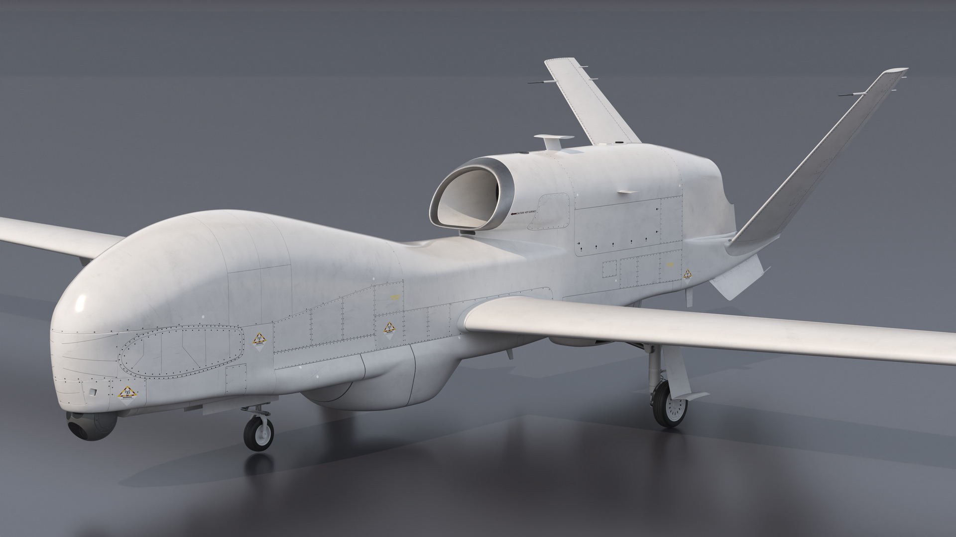 3D Long-range Reconnaissance UAV Rigged