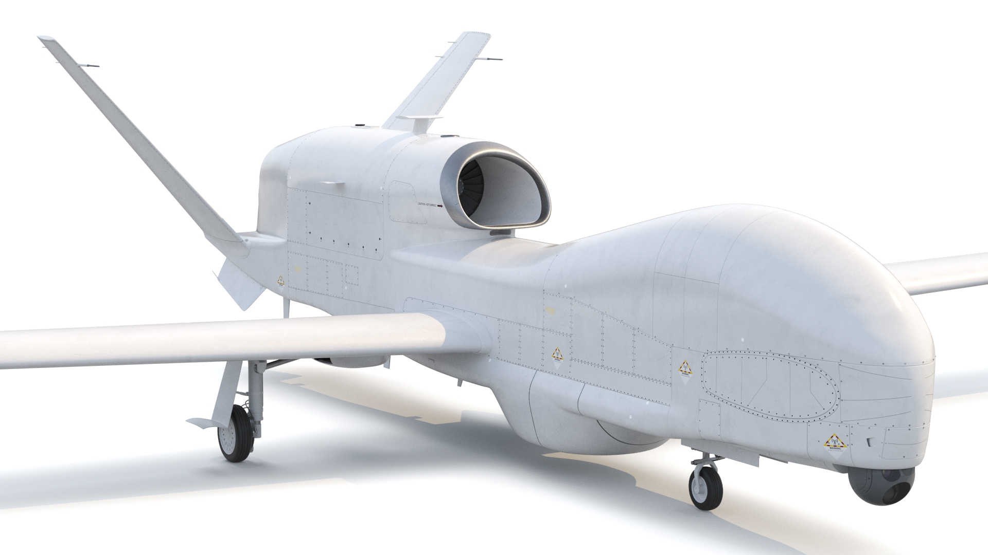 3D Long-range Reconnaissance UAV Rigged