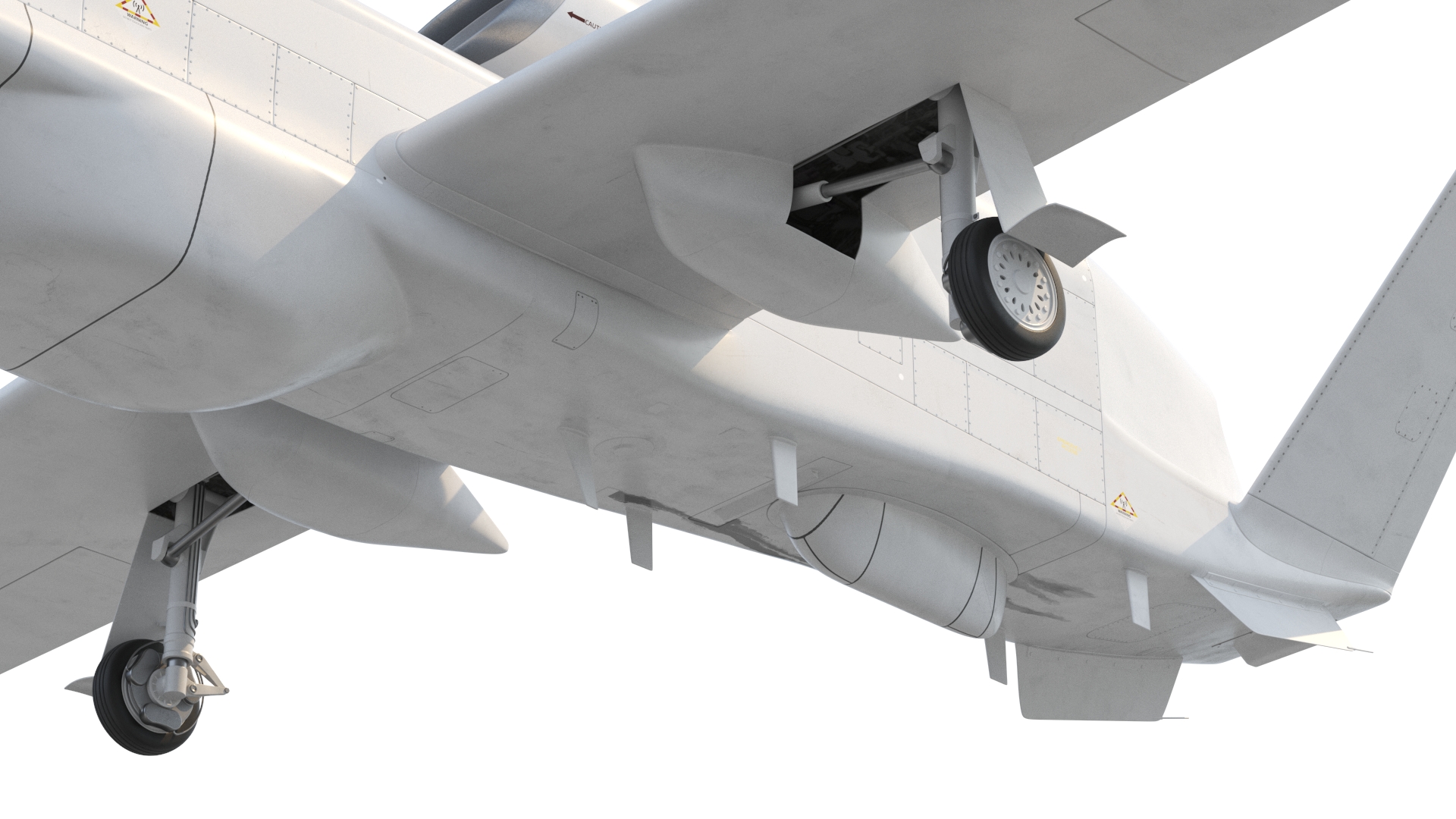 3D Long-range Reconnaissance UAV Rigged