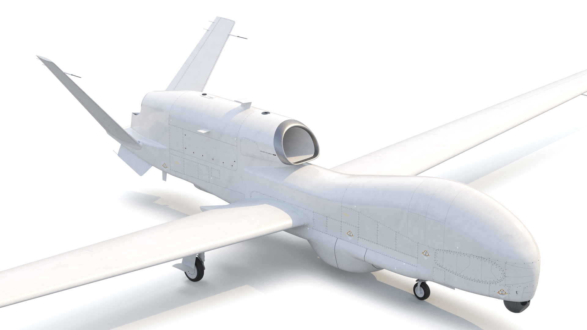 3D Long-range Reconnaissance UAV Rigged