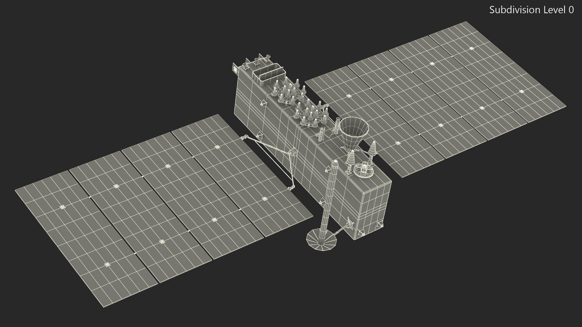 3D model Satellite GLONASS-K2