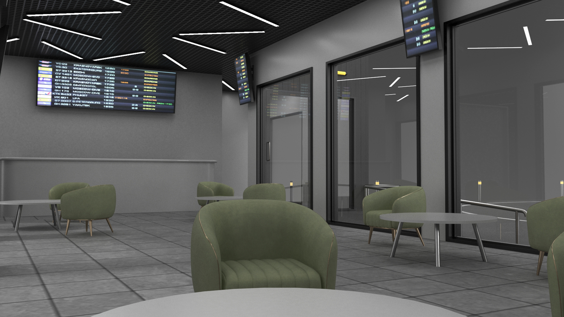 3D Skyport for Air Taxi with Electric Aircraft model