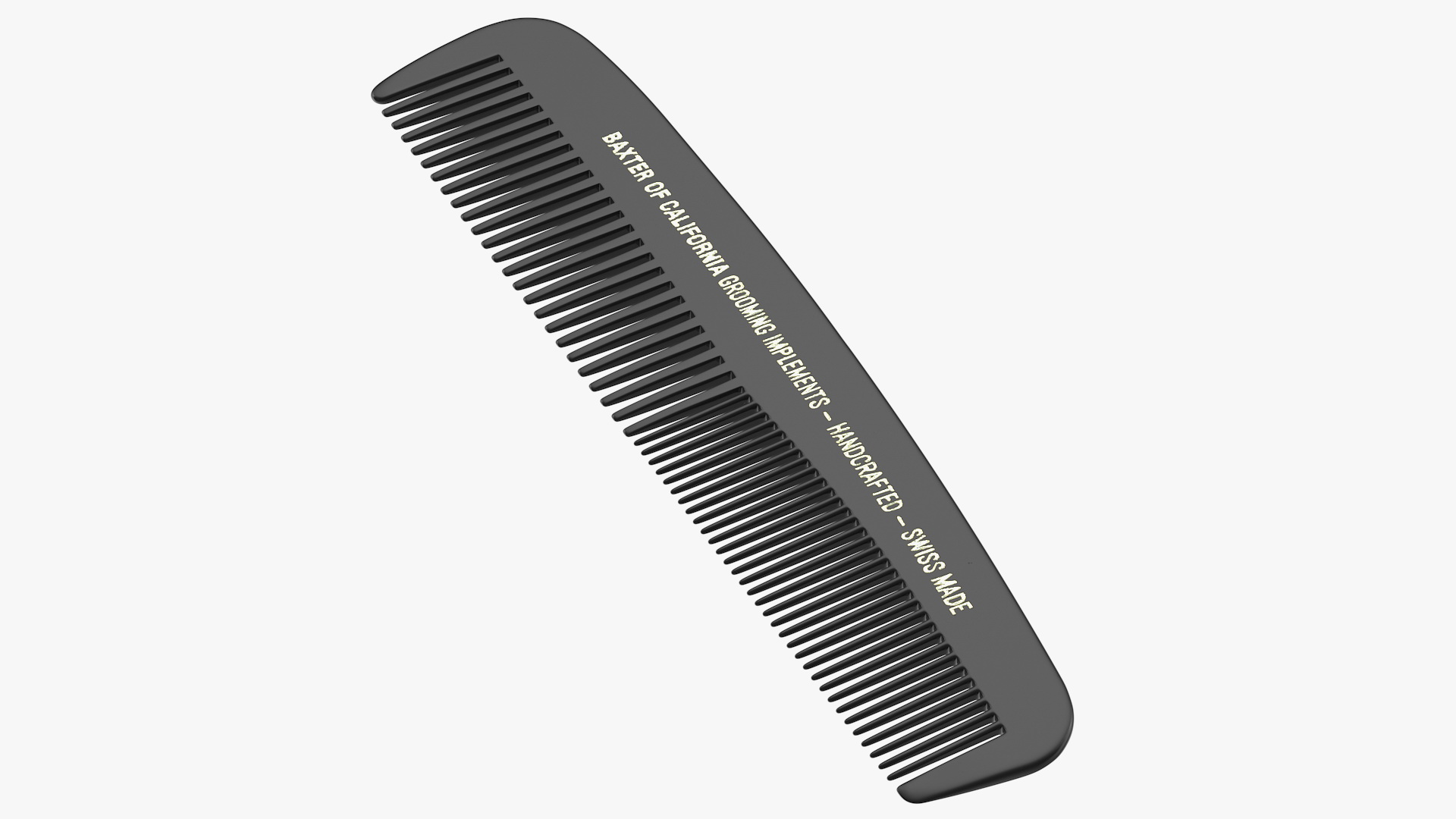 3D Baxter of California Pocket Comb Black model