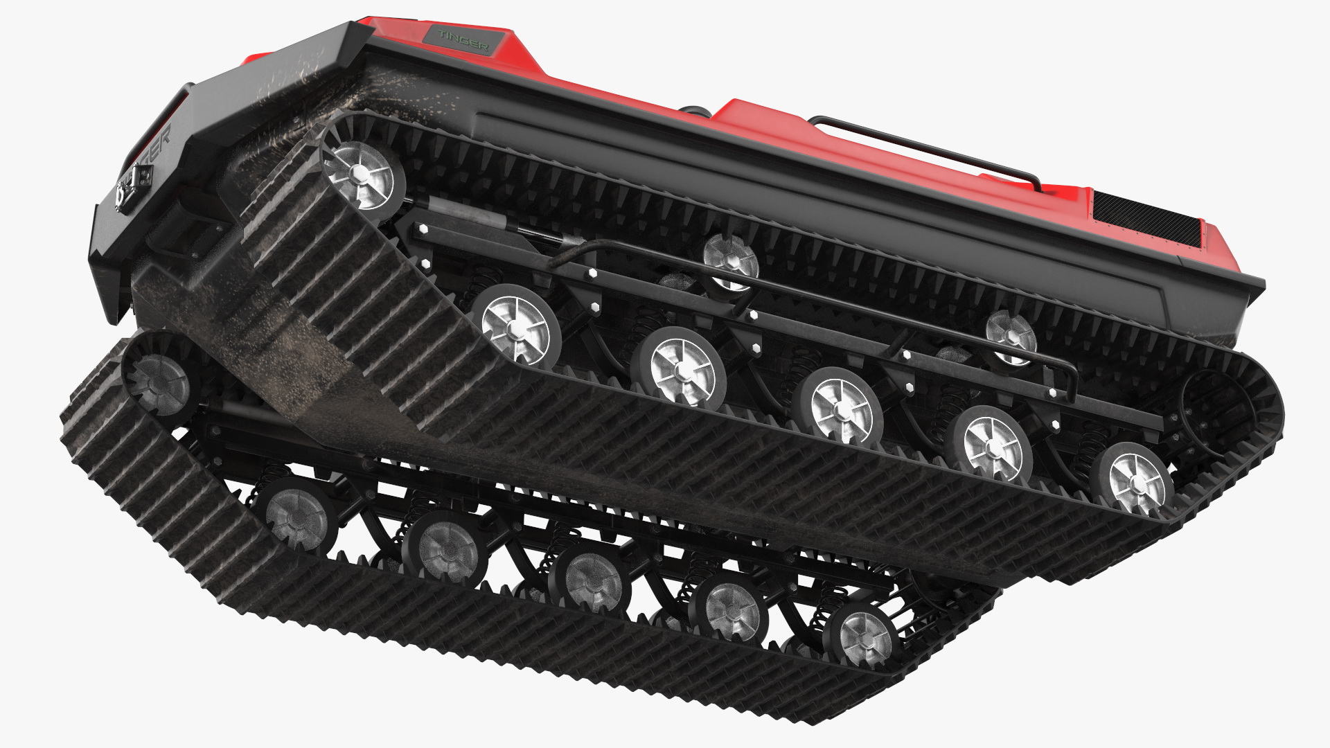 Old Tinger Track No Roof 3D model