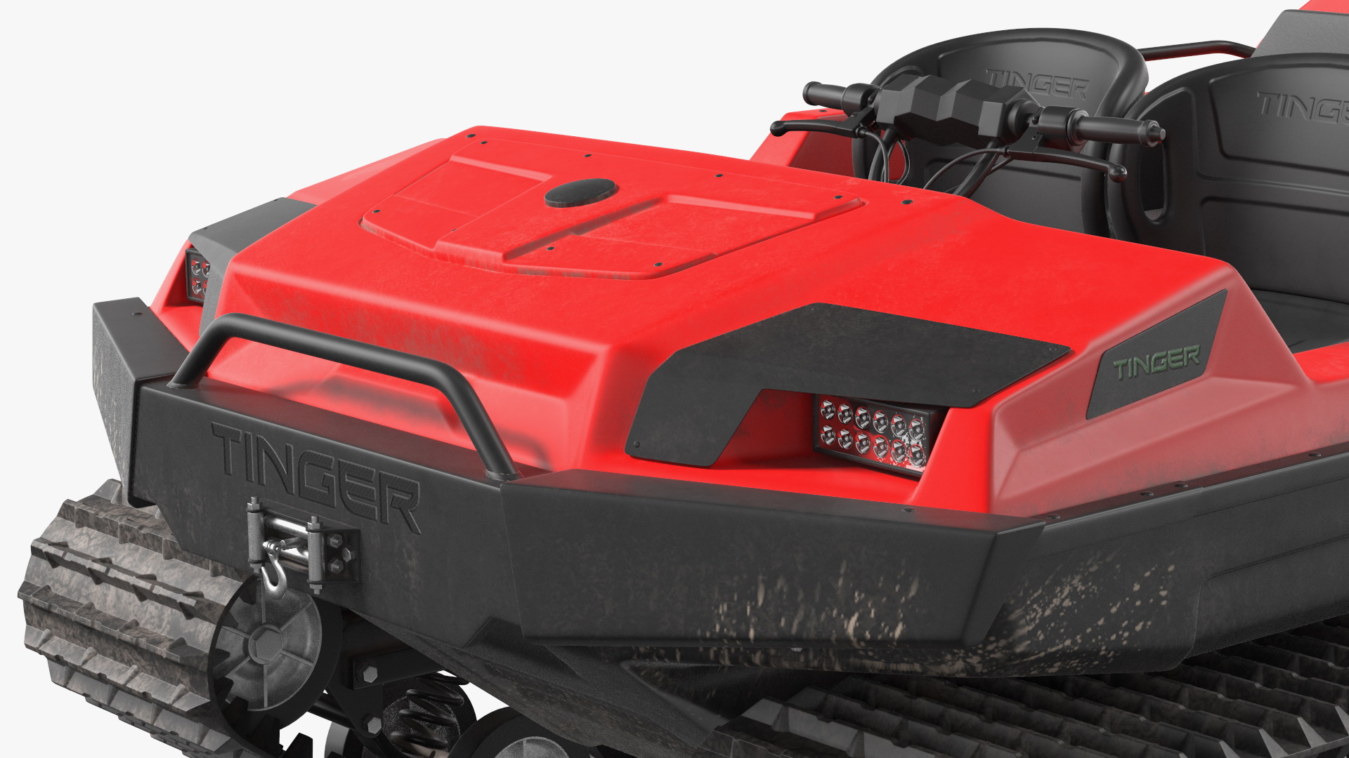 Old Tinger Track No Roof 3D model