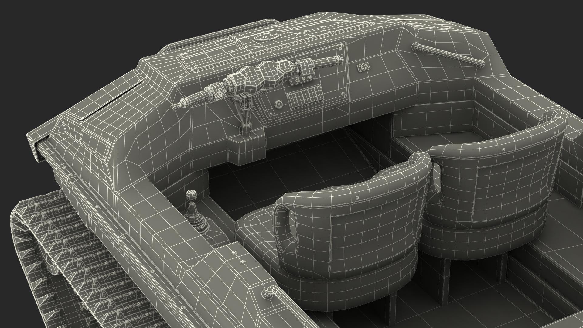 Old Tinger Track No Roof 3D model