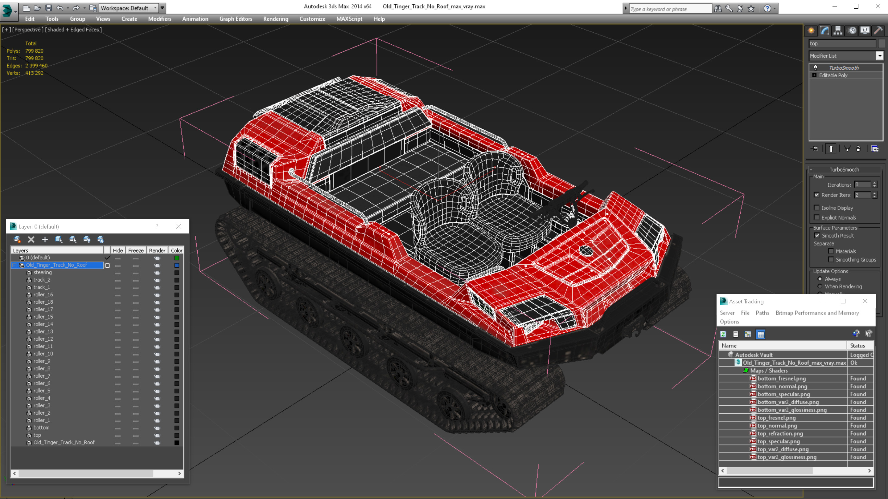 Old Tinger Track No Roof 3D model