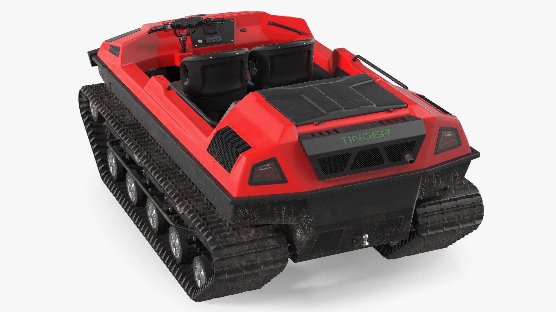 Old Tinger Track No Roof 3D model