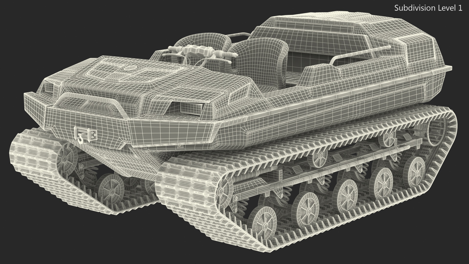 Old Tinger Track No Roof 3D model