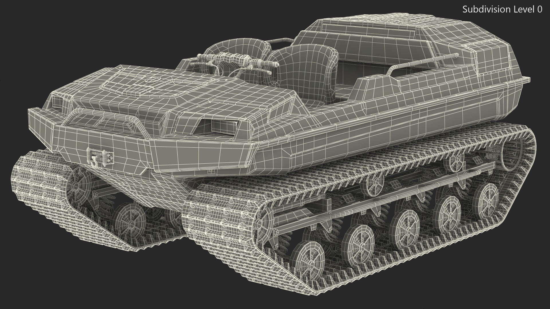 Old Tinger Track No Roof 3D model