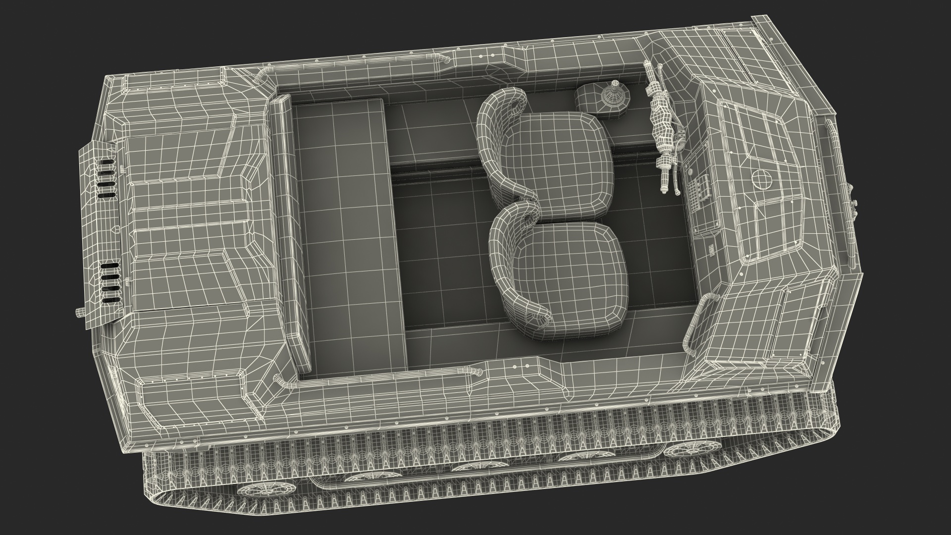 Old Tinger Track No Roof 3D model