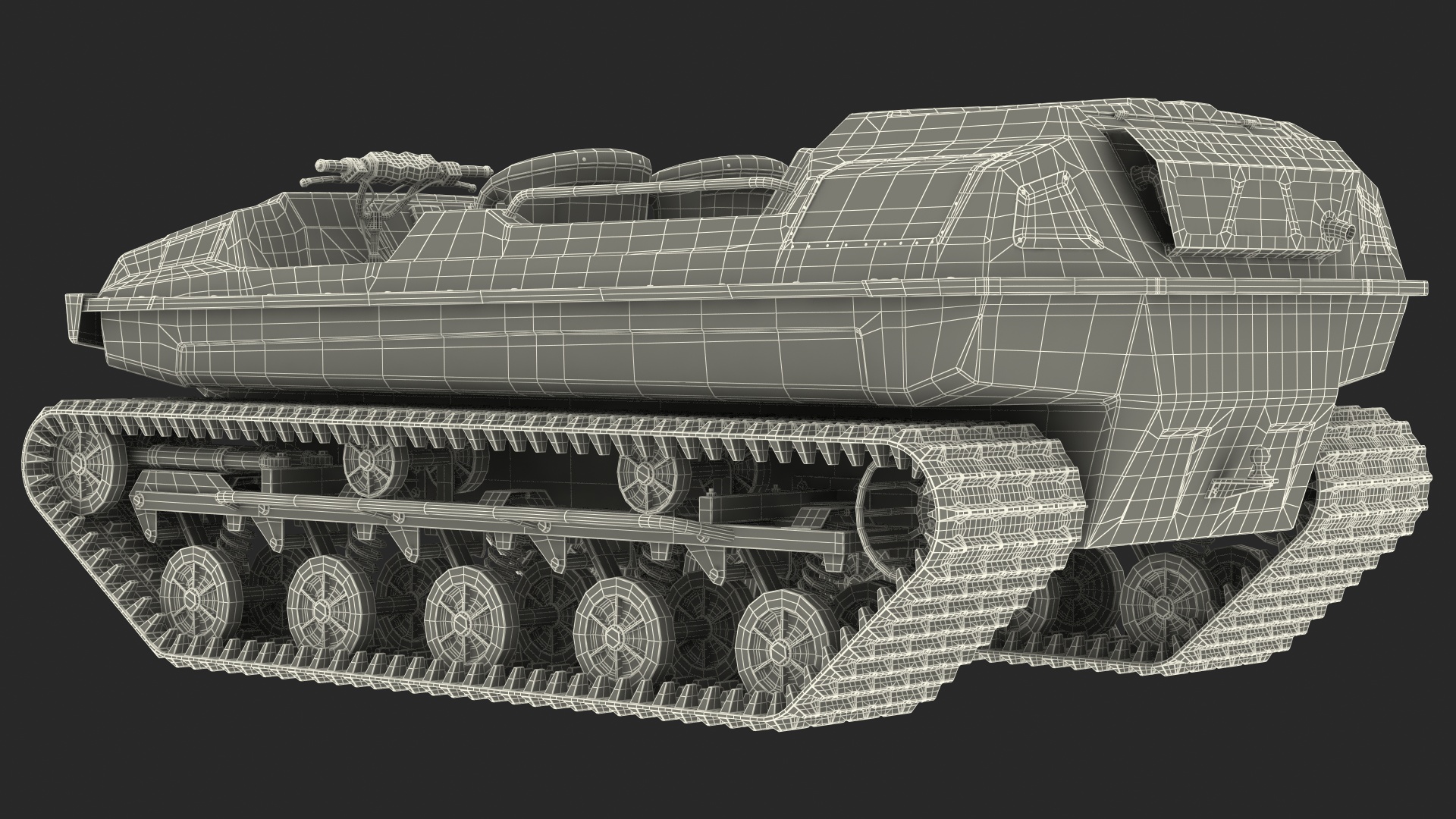 Old Tinger Track No Roof 3D model