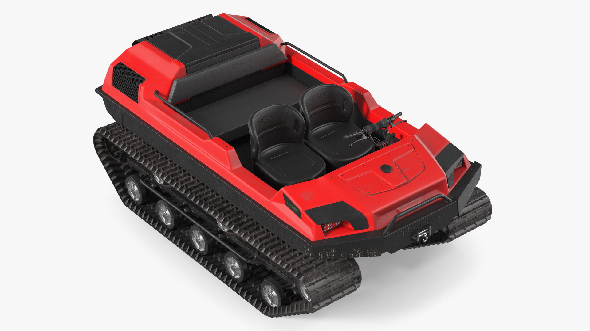 Old Tinger Track No Roof 3D model
