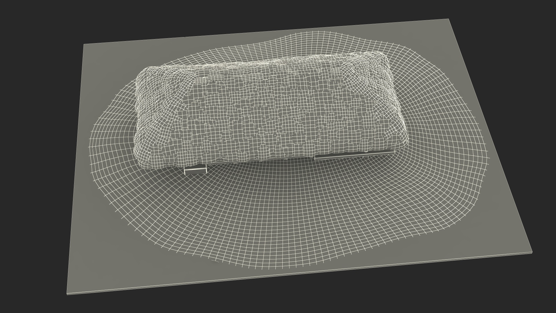 3D Thatched Roof Beach Hut model