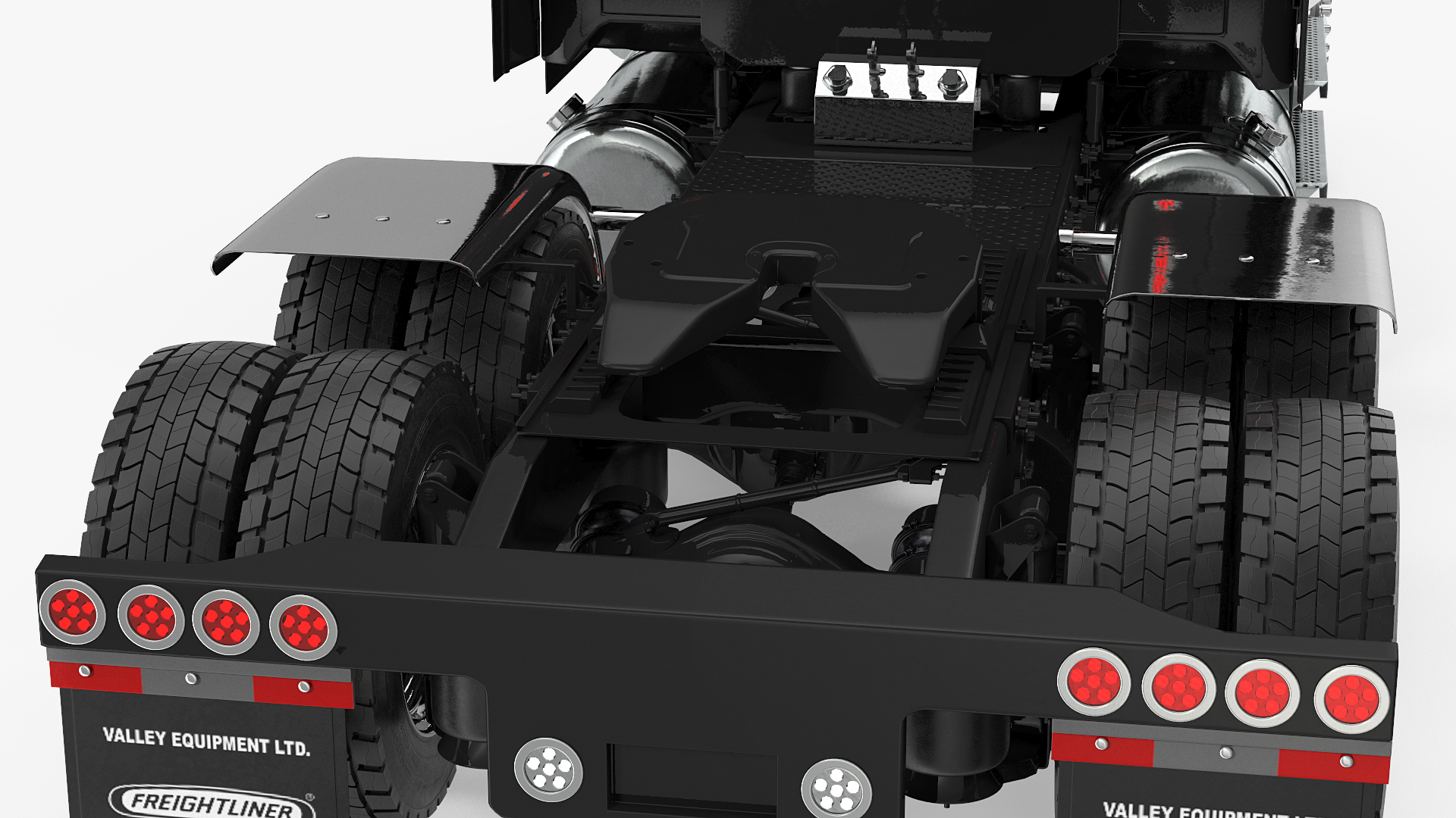 3D model Freightliner 122SD Rigged