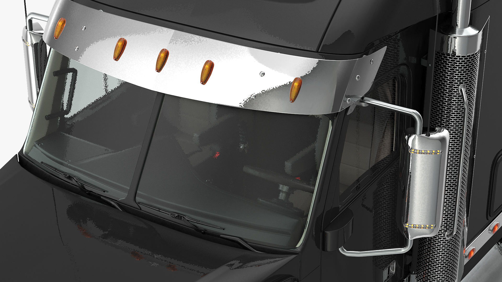 3D model Freightliner 122SD Rigged