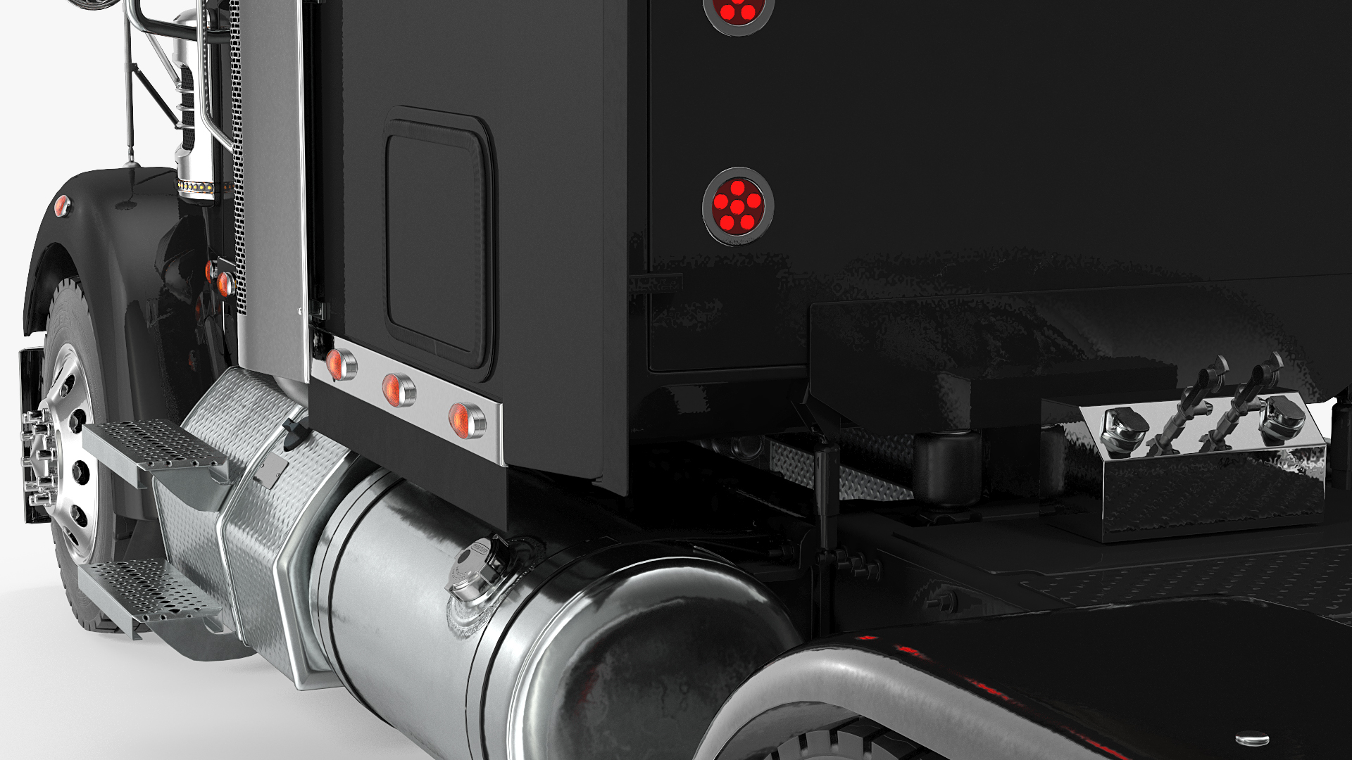 3D model Freightliner 122SD Rigged