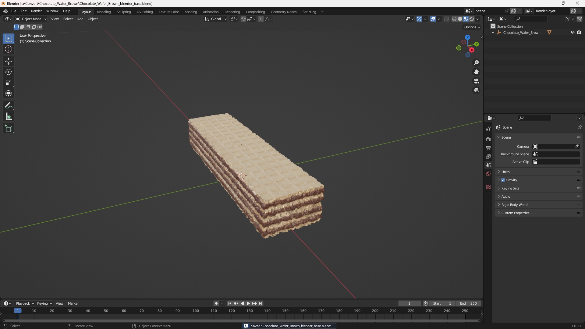Chocolate Wafer Brown - view 10