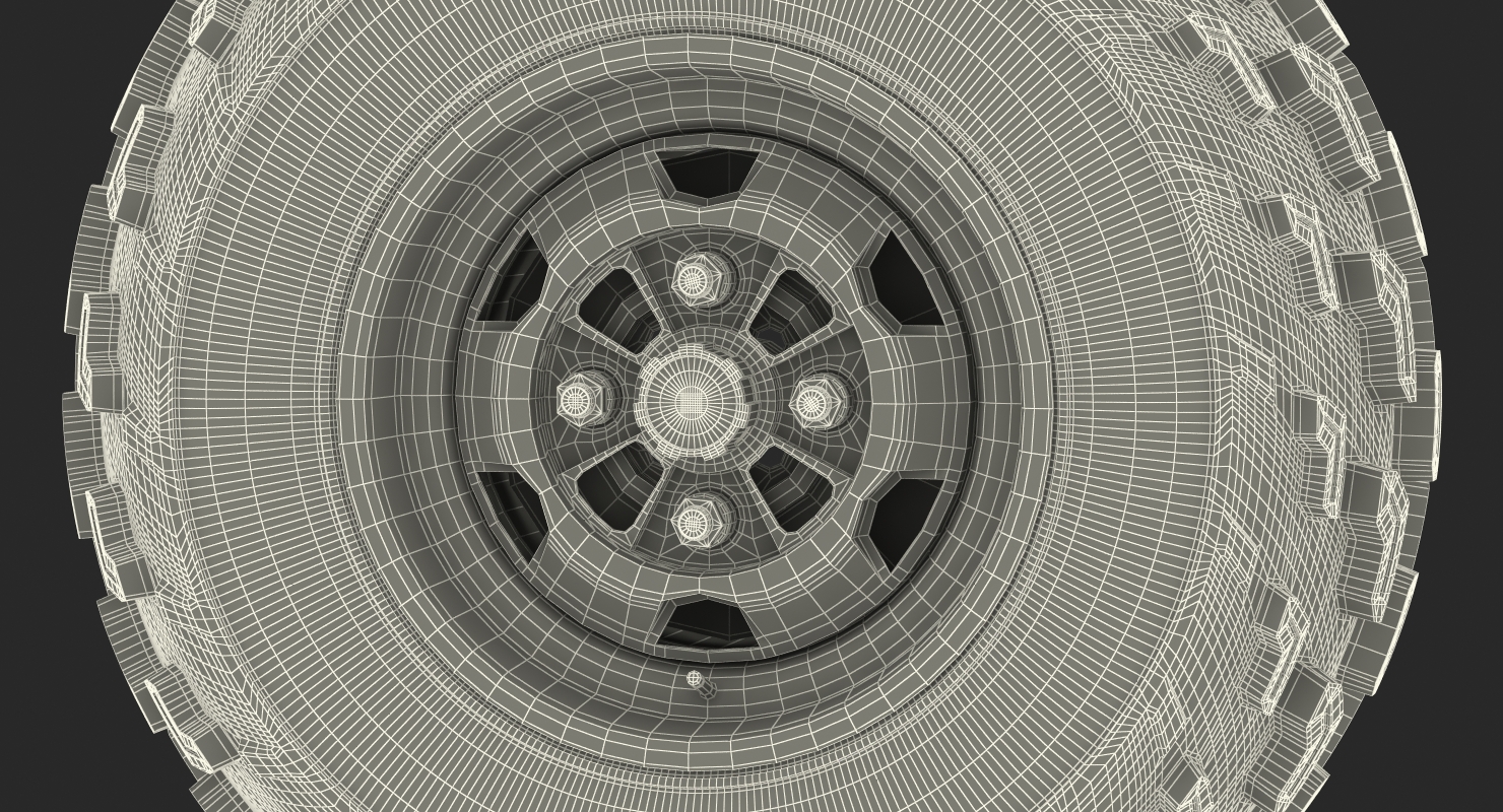 ATV Wheel 3D model