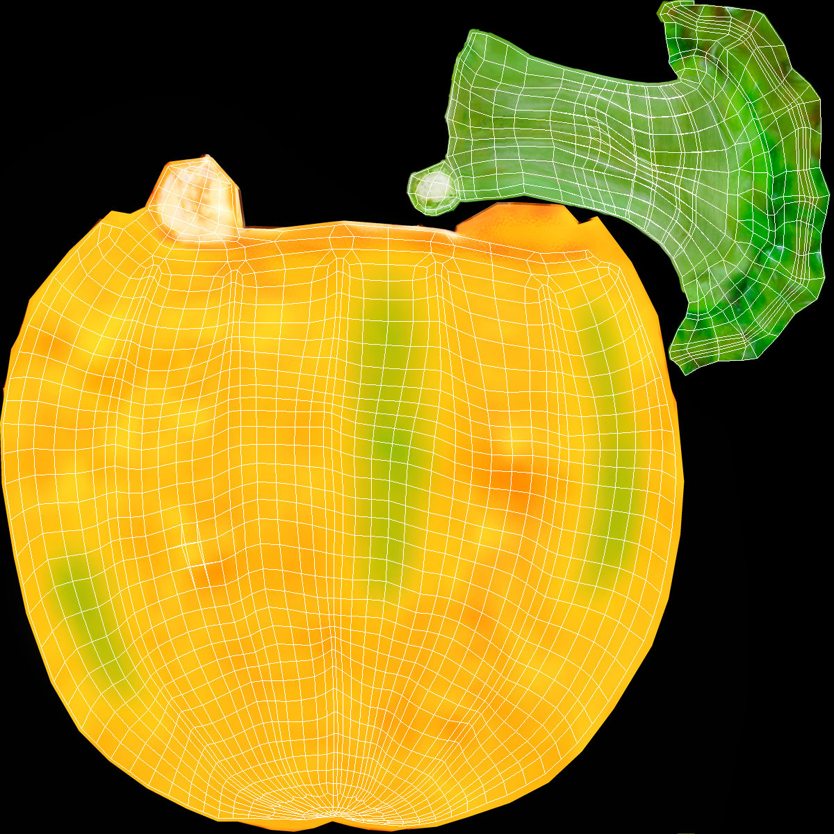 Sweet Pepper Golden Marconi 3D