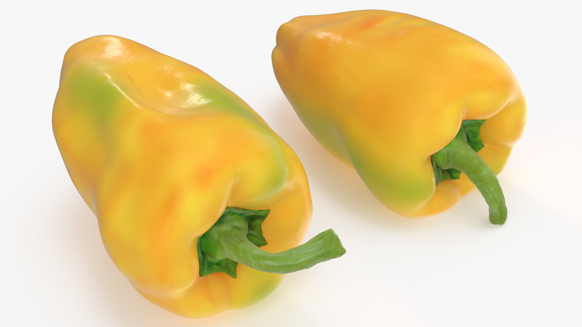 Sweet Pepper Golden Marconi 3D