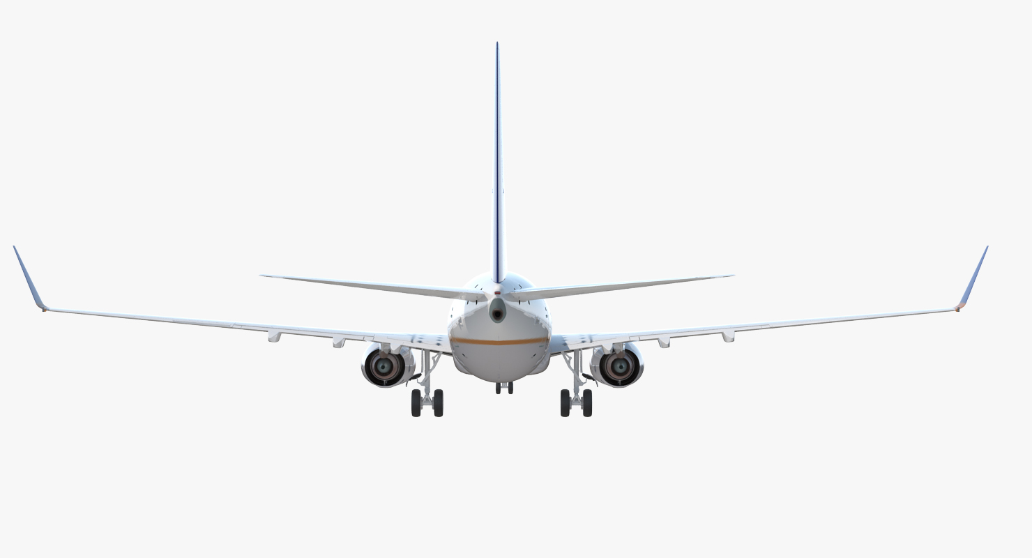 Boeing 737 900 United Airlines Rigged 3D