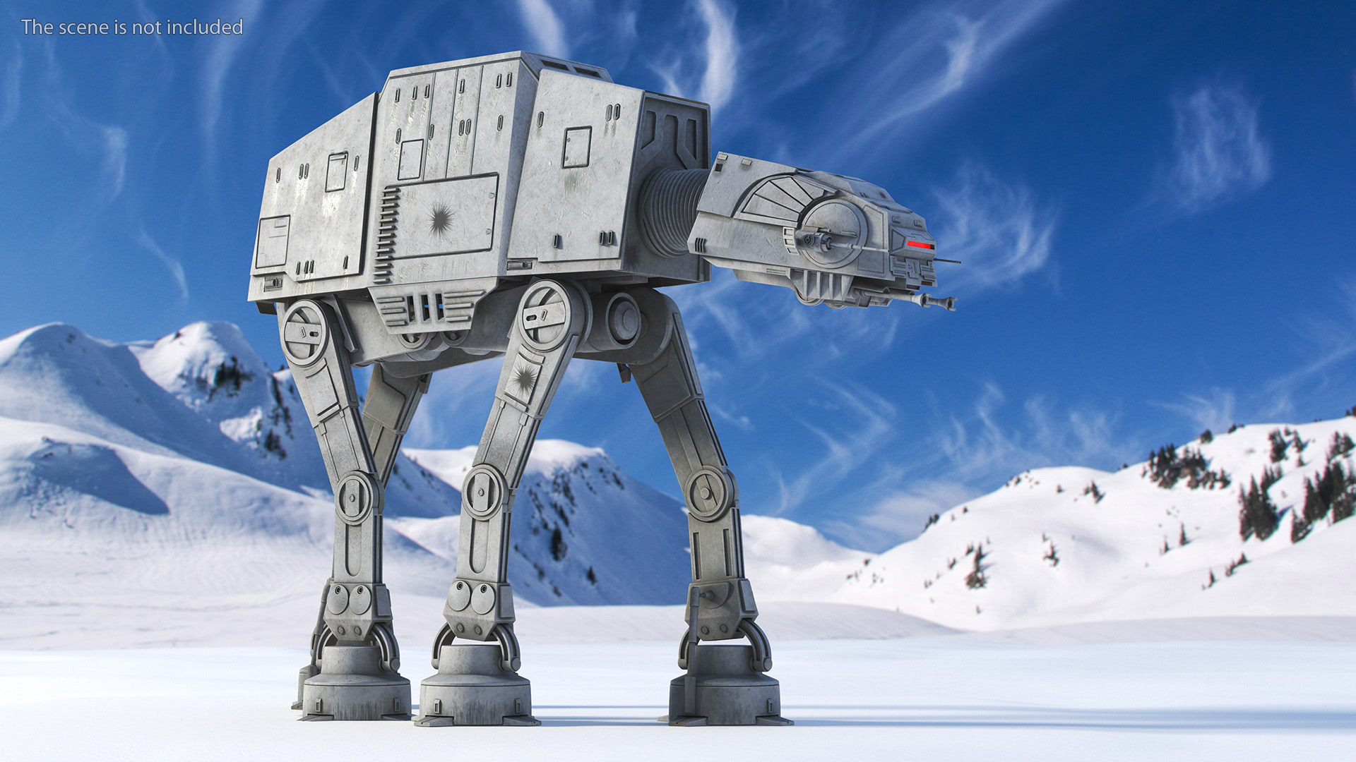3D model Walk Dirt AT-AT Star Wars