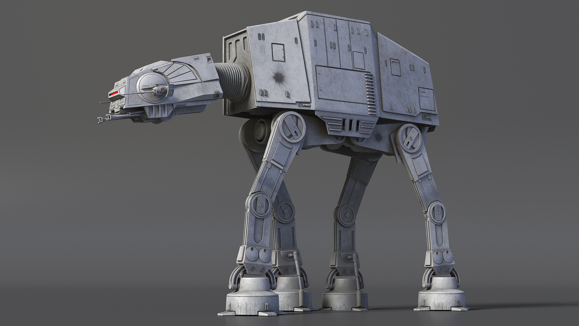 3D model Walk Dirt AT-AT Star Wars
