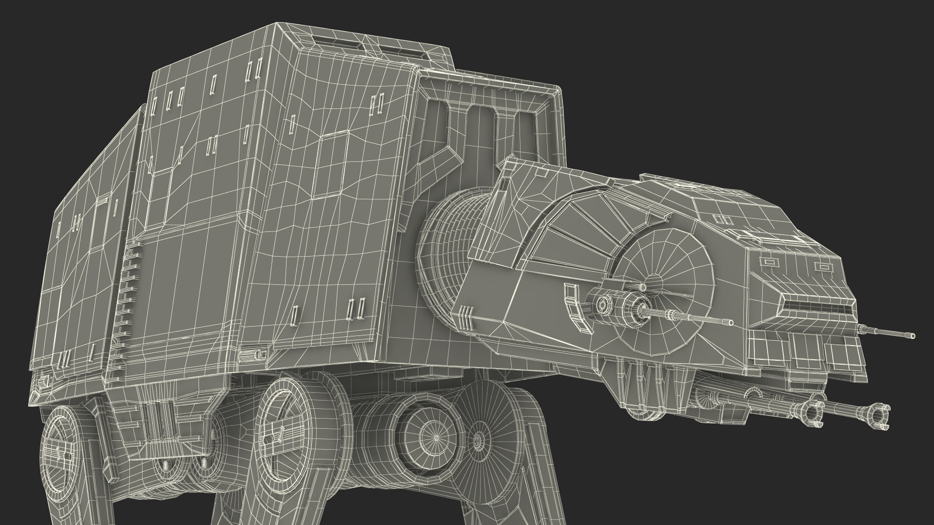 3D model Walk Dirt AT-AT Star Wars