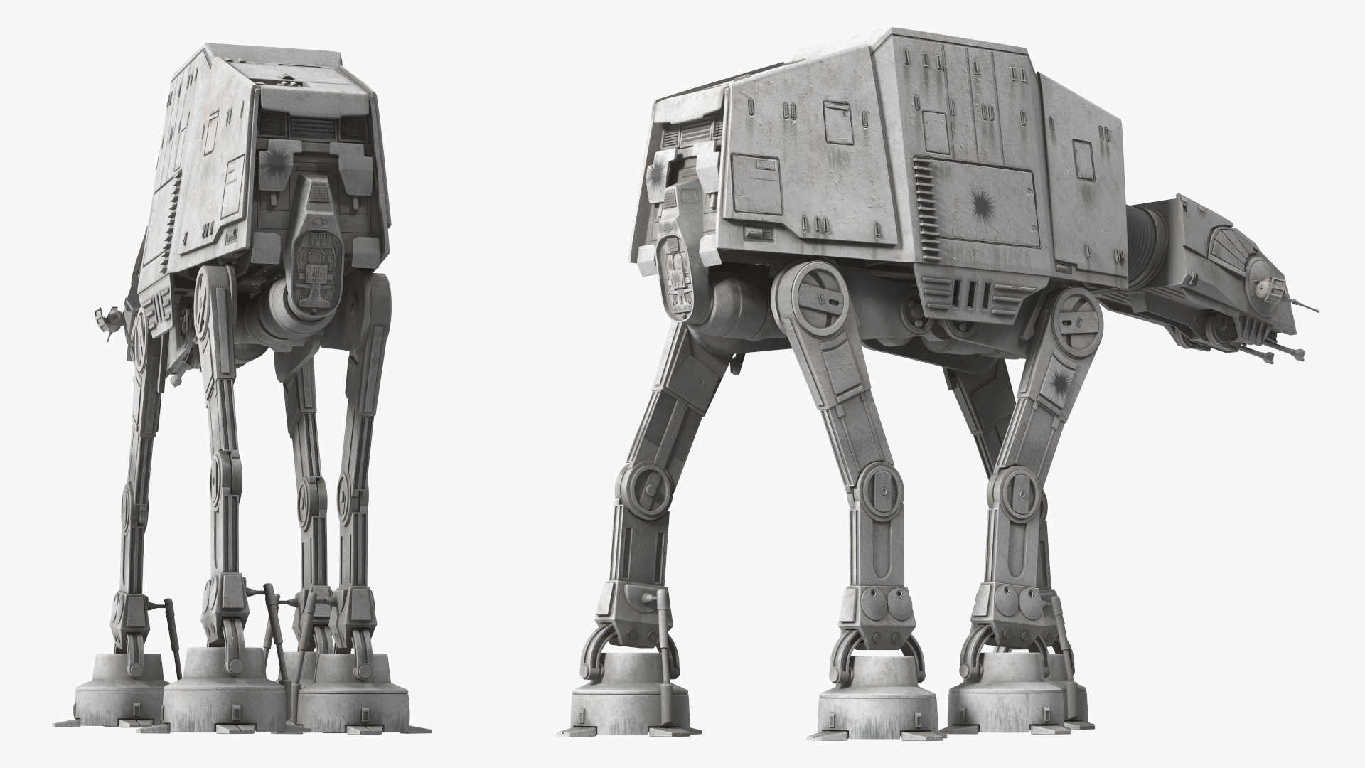 3D model Walk Dirt AT-AT Star Wars