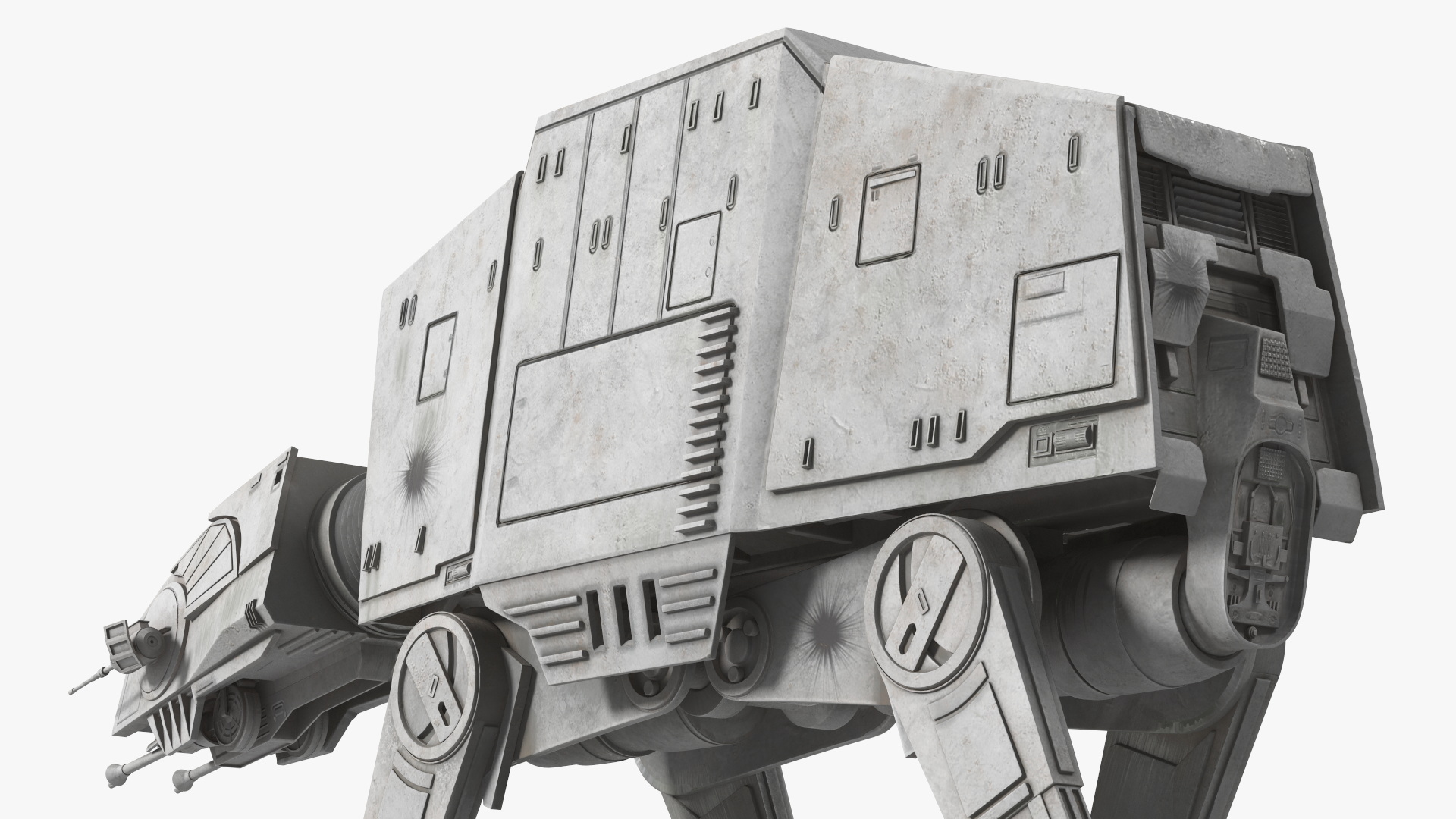 3D model Walk Dirt AT-AT Star Wars