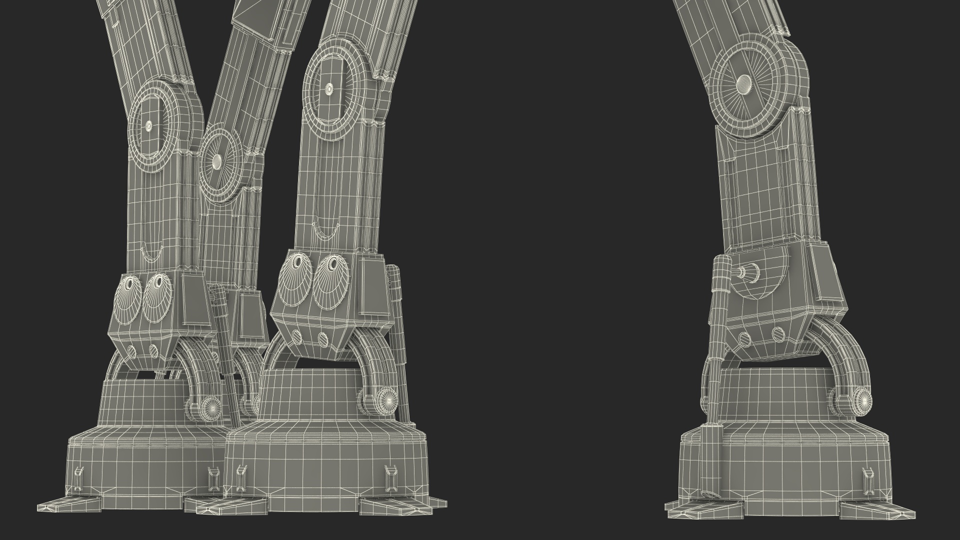 3D model Walk Dirt AT-AT Star Wars