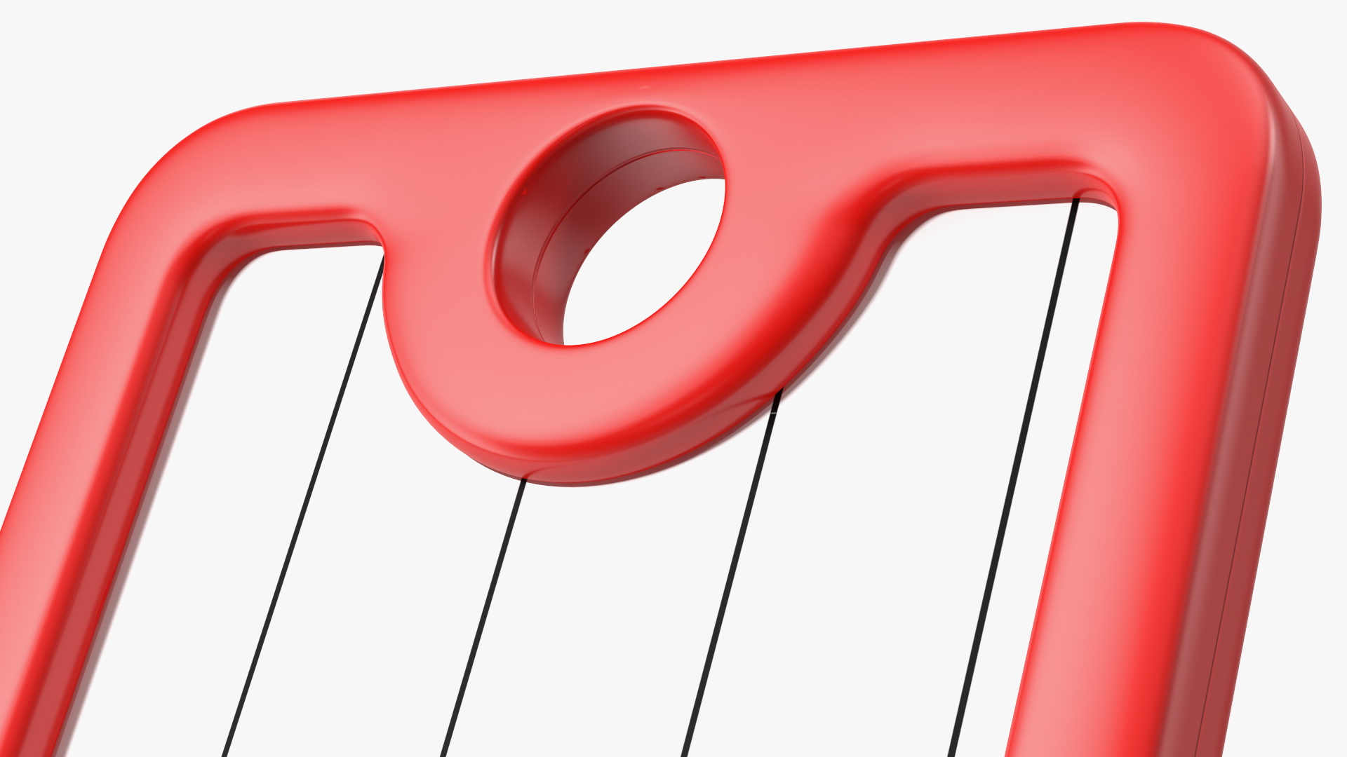 Plastic Key Tags with Label Window 3D model