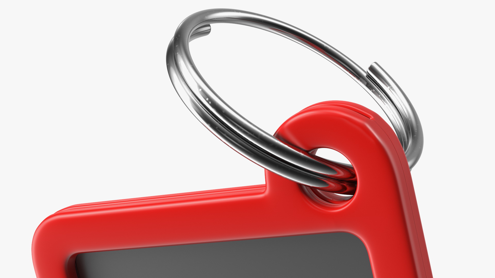 Plastic Key Tags with Label Window 3D model