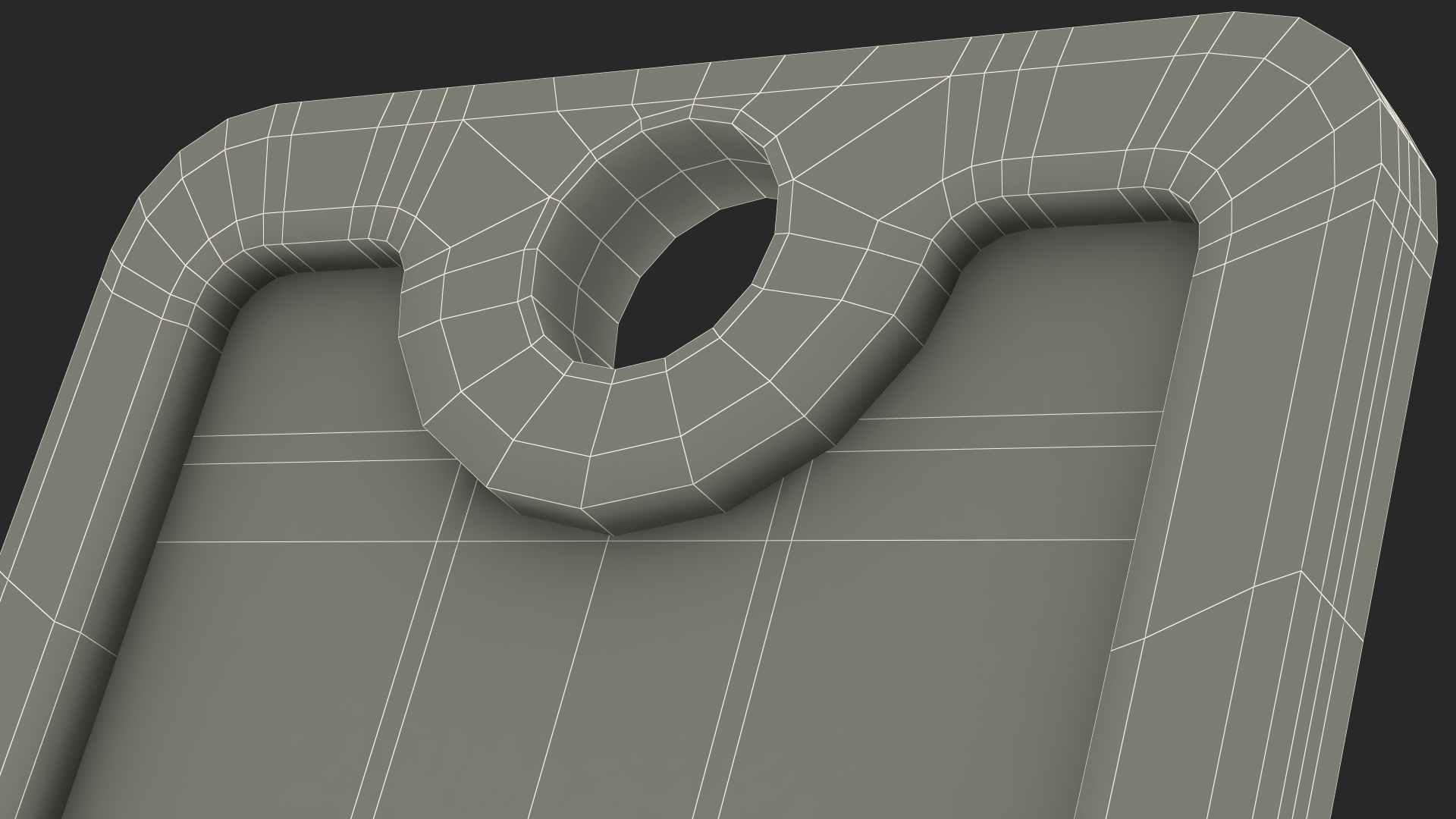 Plastic Key Tags with Label Window 3D model