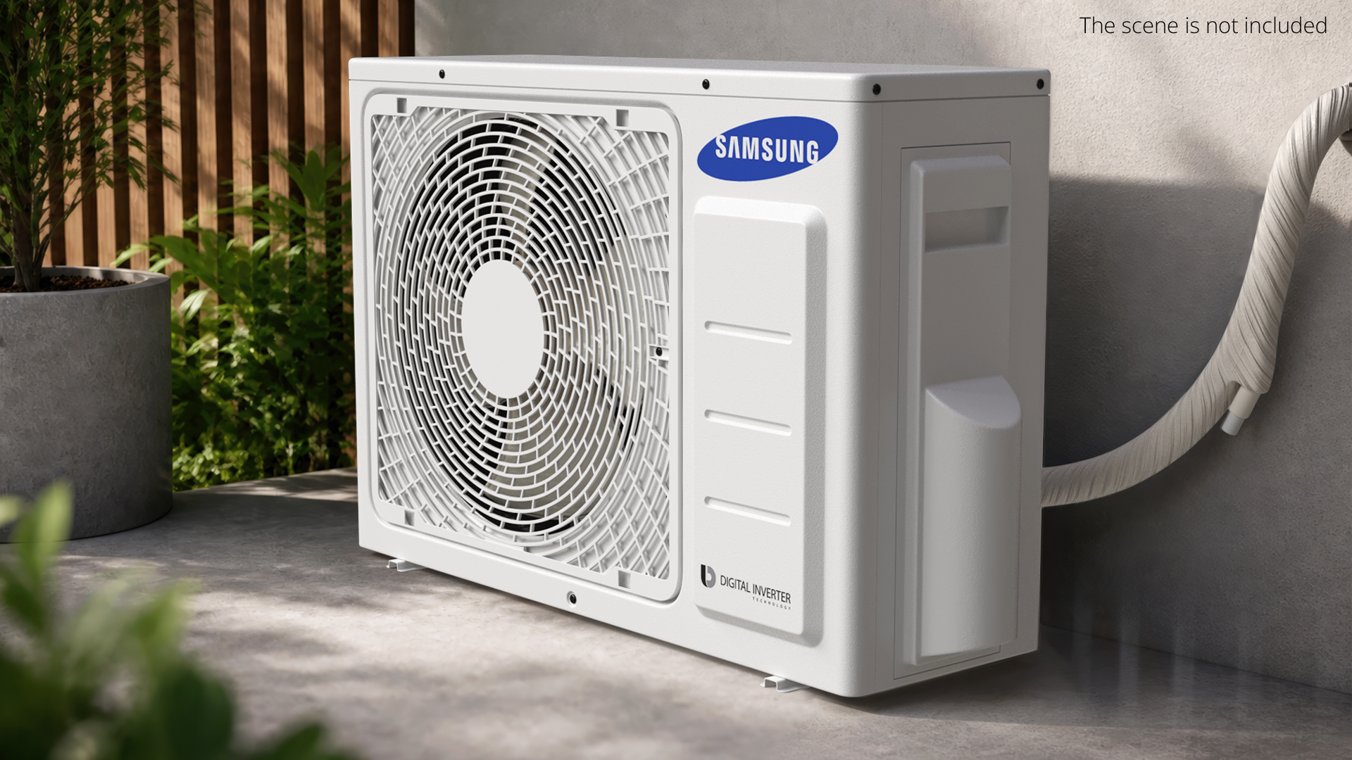 Samsung Air Conditioner with Internal Parts - view 3