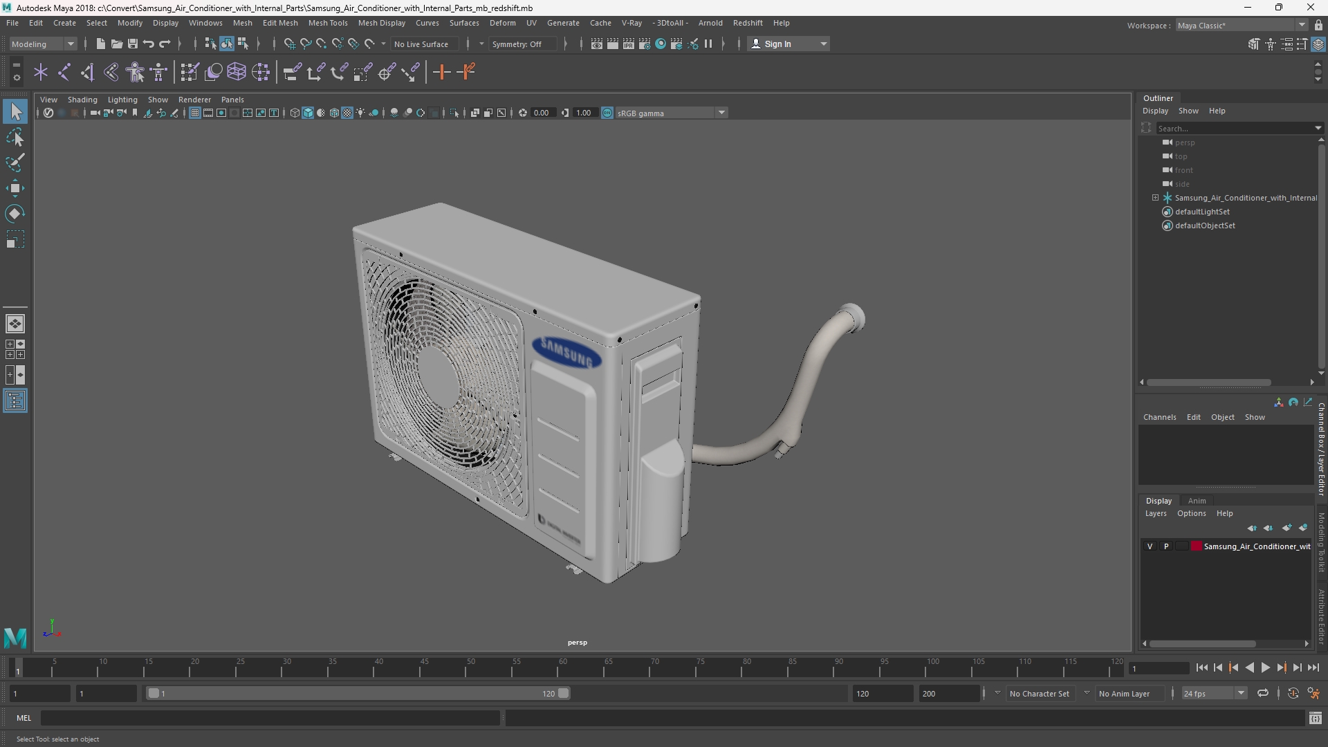 Samsung Air Conditioner with Internal Parts - view 11