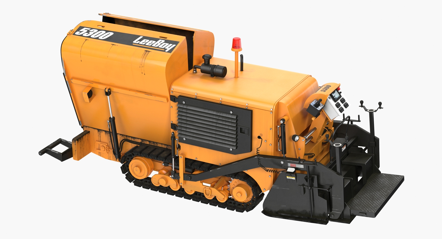 3D model Asphalt Paver LeeBoy 5300