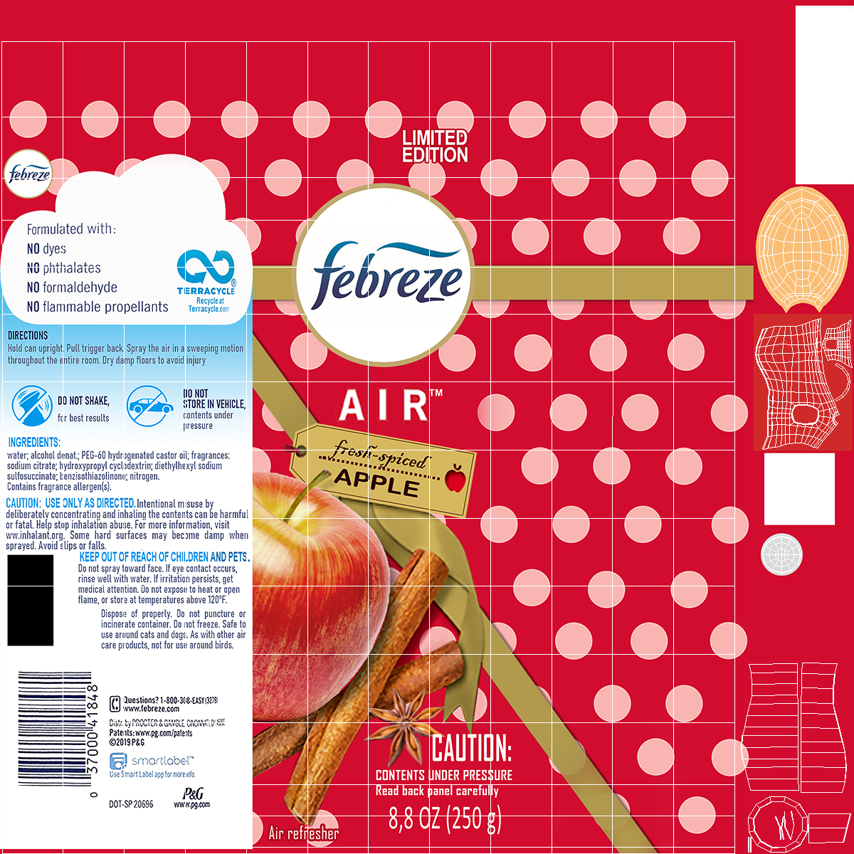 Air Freshener Febreze AIR Fresh Spiced Apple 3D model