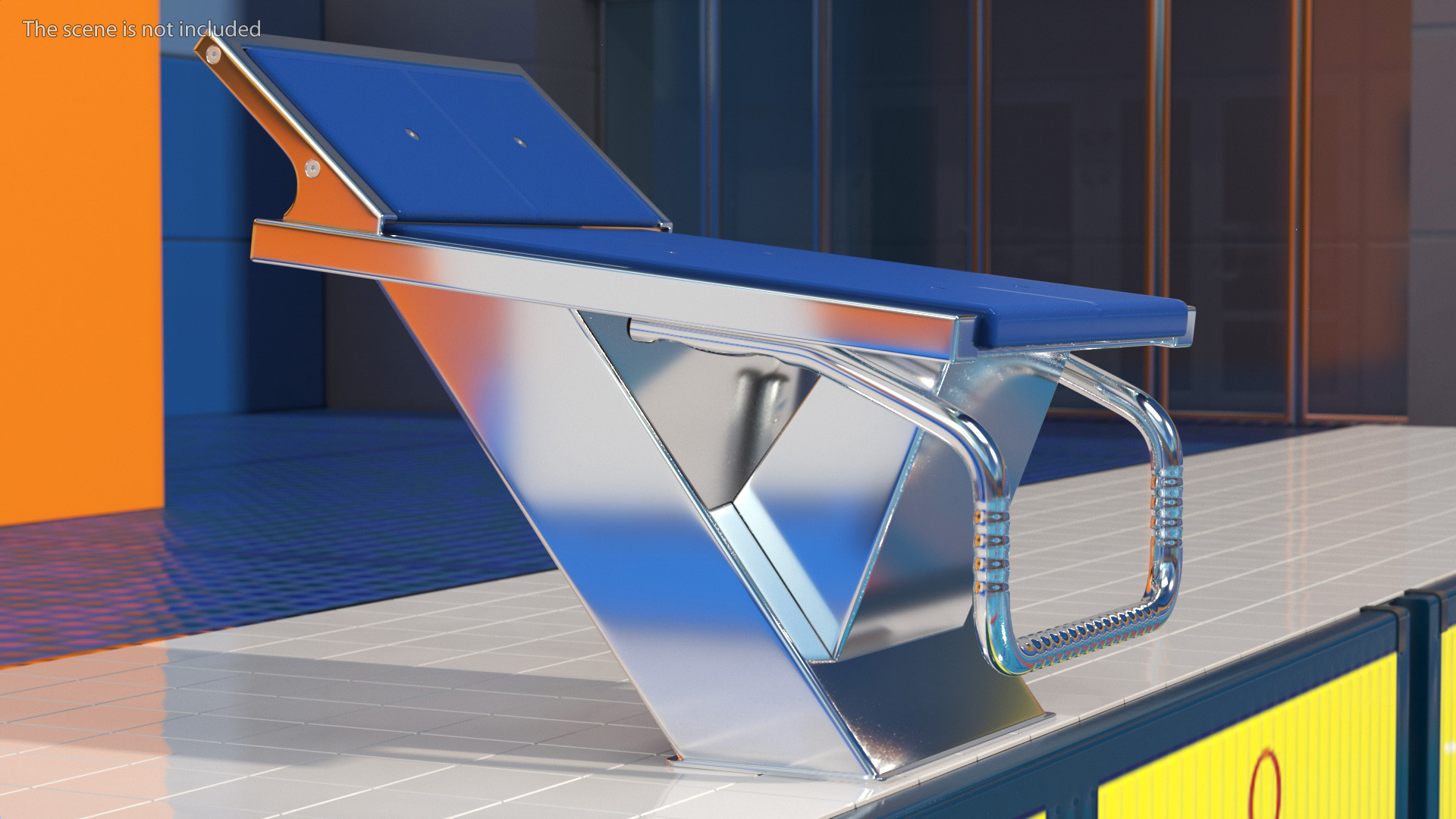 Pool Starting Block 3D model
