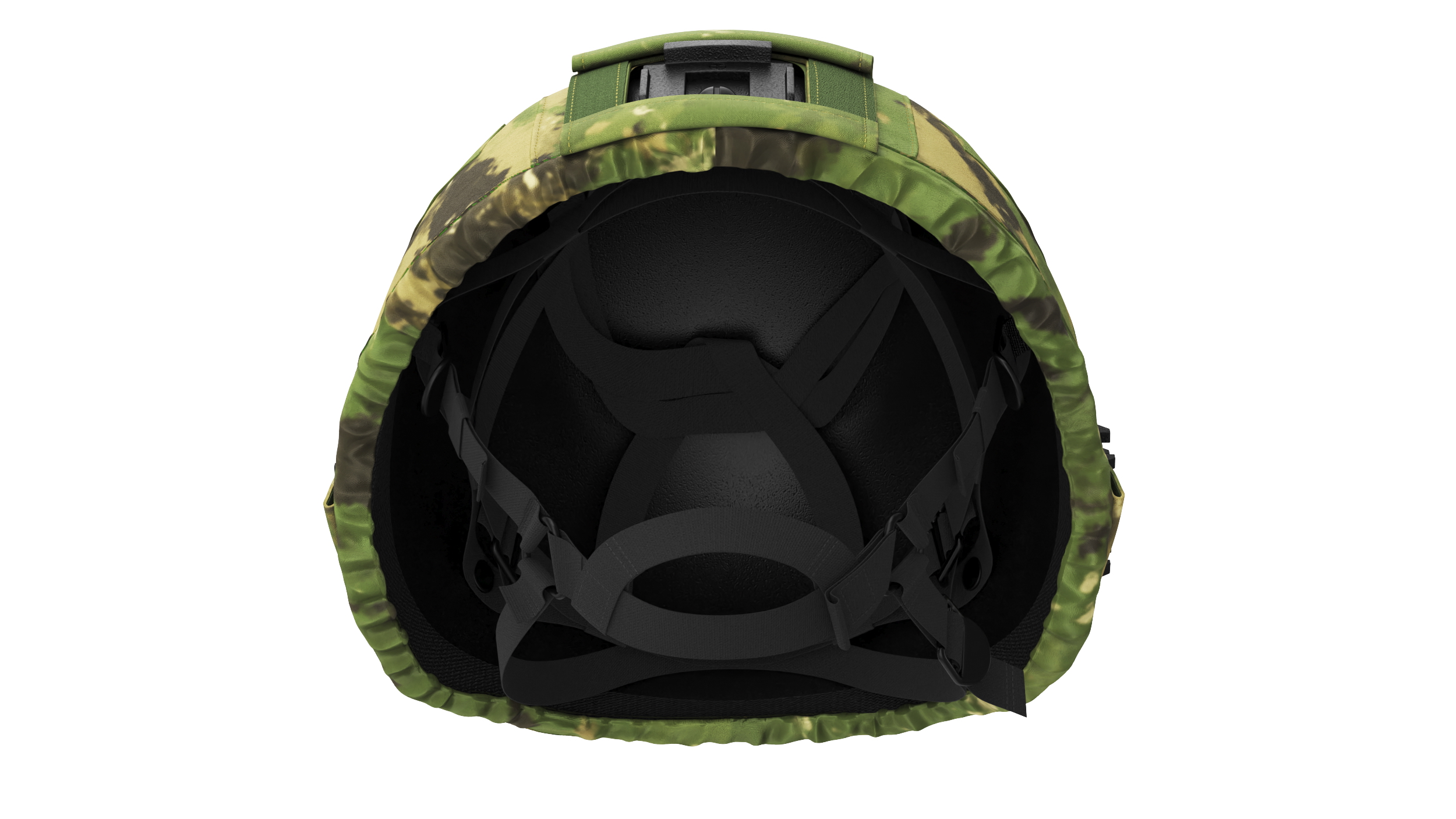 3D Light Green Case Black Helmet Ratnik