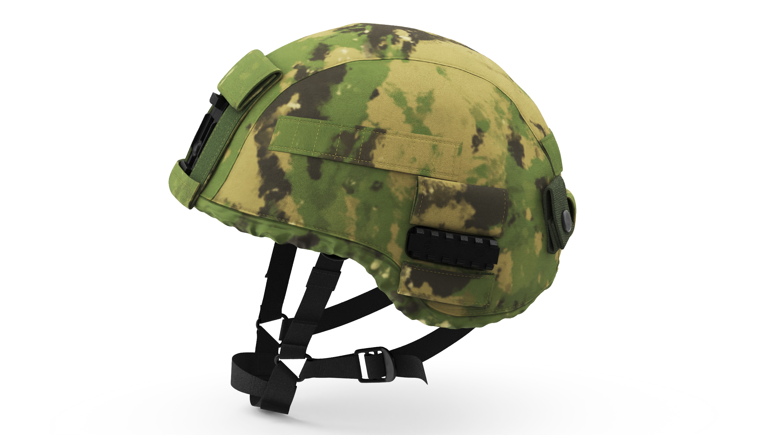3D Light Green Case Black Helmet Ratnik